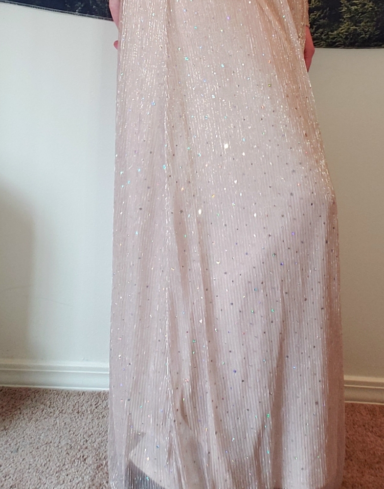 Baltic Born Albigal Champagne Sparkle Gown - Picture 6 of 10